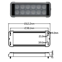 High Power LED Interior Light 24W EMC Approved